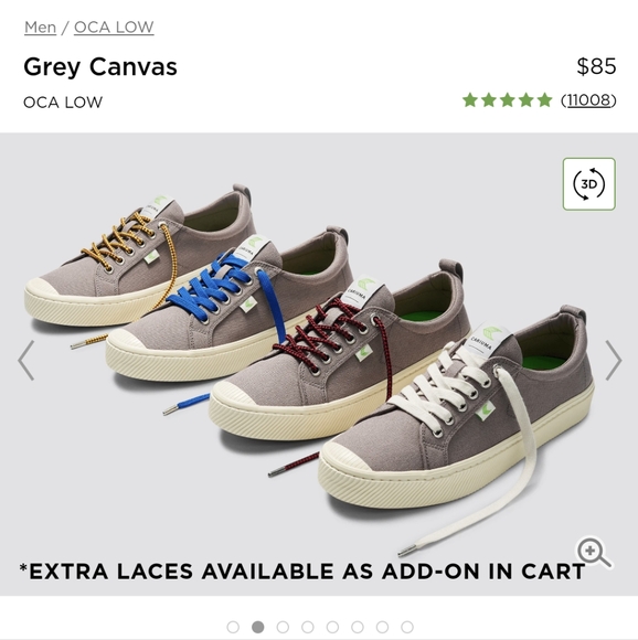 Cariuma (Mystic Grey Canvas/Off-White Sole) 10.5M/12W - Picture 9 of 9